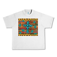 Lunar Rock western gemstone cross sunflowers leopard serape glitter wooden tumble Urban Heavy Tee - Artiststas