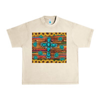 Sandshell western gemstone cross sunflowers leopard serape glitter wooden tumble Urban Heavy Tee - Artiststas