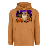 Meerkat Halloween english bulldog Heavyweight Hoodie - RanaPortraitStore