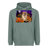 Sage Halloween english bulldog Heavyweight Hoodie - RanaPortraitStore