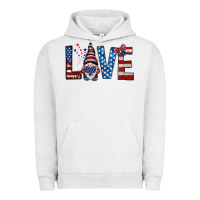 Pigment Lunar Rock 4th Of July love gnome Urban Hoodie - HowdyJamesFarm