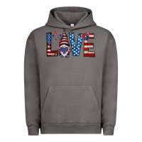 Pigment Tornado 4th Of July love gnome Urban Hoodie - HowdyJamesFarm