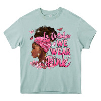 Arona in october we wear pink Heavy Core Tee - BarkalooDesign