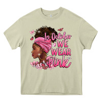Mossy in october we wear pink Heavy Core Tee - BarkalooDesign