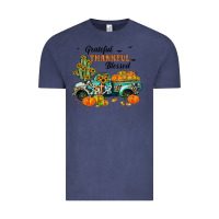 Vintage Denim grateful thankful blessed Vintage Tee - JahusDesignShop