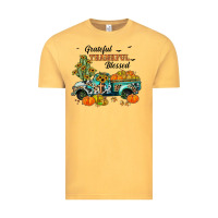 Vintage Mustard grateful thankful blessed Vintage Tee - JahusDesignShop