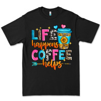 Black life happens coffee helps Premium Tee - Zillion Design Studio