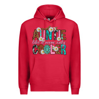 Cardinal Auntie Like a Mom Only Cooler Premium Hoodie - texasbilliewilder