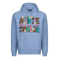 Colony Blue Auntie Like a Mom Only Cooler Premium Hoodie - texasbilliewilder
