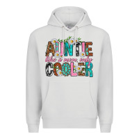 Dove Grey Auntie Like a Mom Only Cooler Premium Hoodie - texasbilliewilder