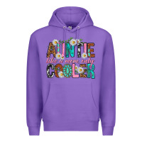 Purple Auntie Like a Mom Only Cooler Premium Hoodie - texasbilliewilder
