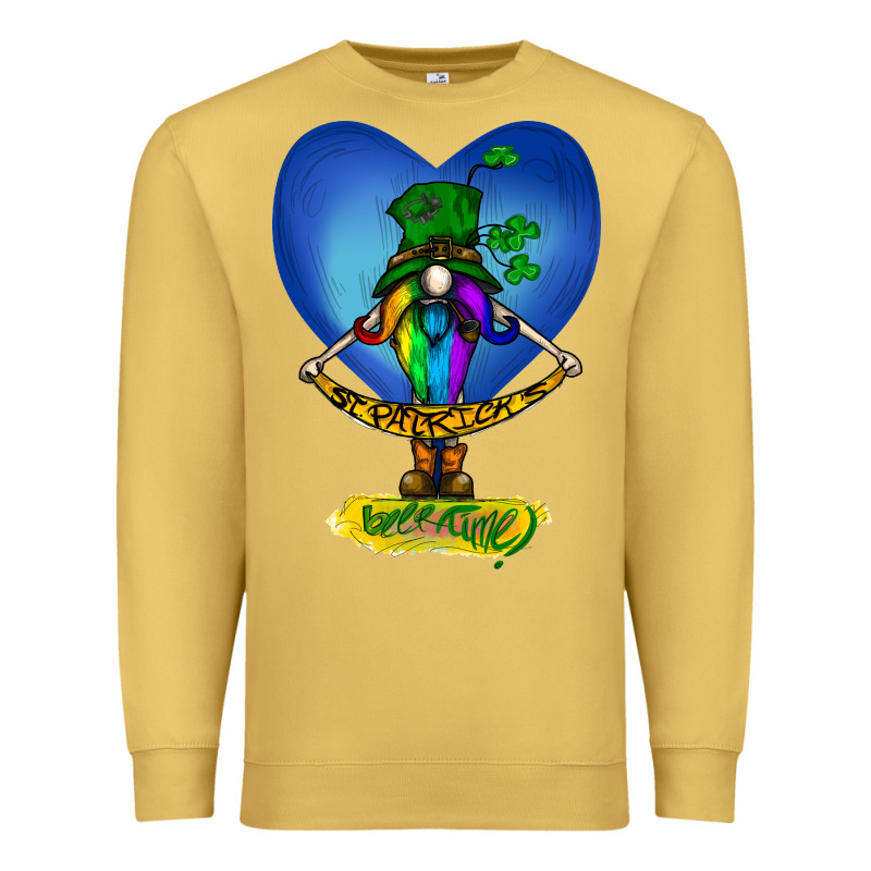 St Patricks Day Gnome Premium Sweatshirt by Bettercallsaul | Teevron