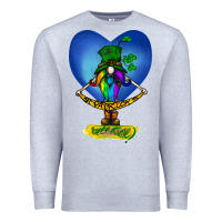 Heather Grey St Patricks Day Gnome Premium Sweatshirt - Bettercallsaul