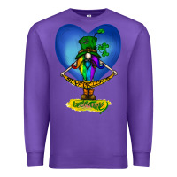 Purple St Patricks Day Gnome Premium Sweatshirt - Bettercallsaul