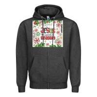 Charcoal Heather christian christmas  jesus the reason Zipper Hoodie - MaliasSmallBusiness