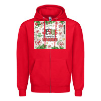 Red christian christmas  jesus the reason Zipper Hoodie - MaliasSmallBusiness