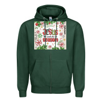 Sports Green christian christmas  jesus the reason Zipper Hoodie - MaliasSmallBusiness