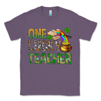 Lavender one lucky teacher st patricks Classic Tee - NancyCooperArtShop