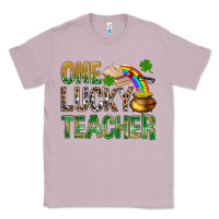 Lilac one lucky teacher st patricks Classic Tee - NancyCooperArtShop