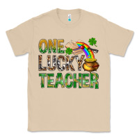 Mushroom one lucky teacher st patricks Classic Tee - NancyCooperArtShop