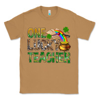 Toasted Coconut one lucky teacher st patricks Classic Tee - NancyCooperArtShop