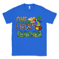 True Royal one lucky teacher st patricks Classic Tee - NancyCooperArtShop