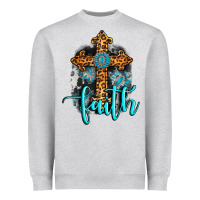 Faith Western Turquoise Heavyweight Sweatshirt | Teevron