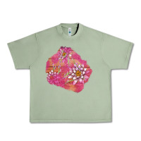 Oil Green v.d  lavender and lotus patches Urban Heavy Tee - AdoDesignShop