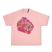 Salmon v.d  lavender and lotus patches Urban Heavy Tee - AdoDesignShop