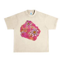 Sandshell v.d  lavender and lotus patches Urban Heavy Tee - AdoDesignShop