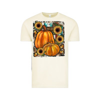 Vintage Arctic sunflowers, pumpkin, cowhide, serape Vintage Tee - JahusDesignShop