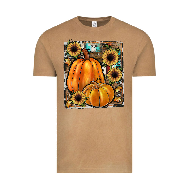 Sunflowers, Pumpkin, Cowhide, Serape Vintage Tee by JahusDesignShop | Teevron