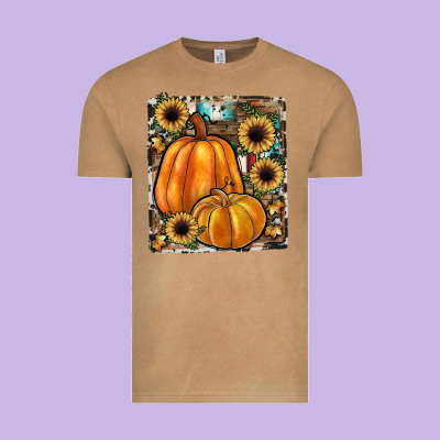 Sunflowers, Pumpkin, Cowhide, Serape Vintage Tee Designed By Jahusdesignshop