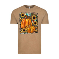 Vintage Coffee sunflowers, pumpkin, cowhide, serape Vintage Tee - JahusDesignShop