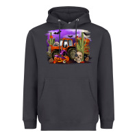 Smoke Halloween tractor Heavyweight Hoodie - RanaPortraitStore