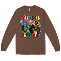 Chestnut autism crusher Long Sleeve Tee - MaliasSmallBusiness
