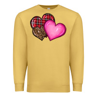 Antique Gold valentine's day hearts Premium Sweatshirt - RanaPortraitStore