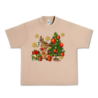 Burro reindeer and christmas tree Urban Heavy Tee - AdoDesignShop
