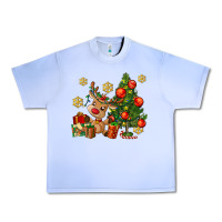 Grape Ice reindeer and christmas tree Urban Heavy Tee - AdoDesignShop