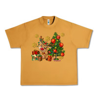 Peanut Butter reindeer and christmas tree Urban Heavy Tee - AdoDesignShop