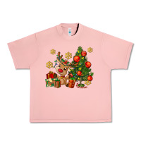 Salmon reindeer and christmas tree Urban Heavy Tee - AdoDesignShop