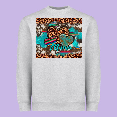 Hearts Mama Heavyweight Sweatshirt Designed By Artiststas