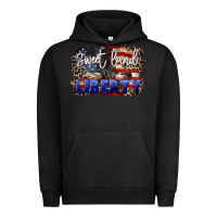 Pigment Black Sweet land of liberty 4th of july Urban Hoodie - CowGirlArtShop