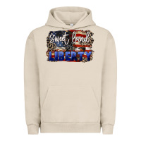 Pigment French Oak Sweet land of liberty 4th of july Urban Hoodie - CowGirlArtShop
