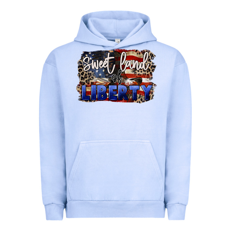 Sweet Land Of Liberty 4th Of July Urban Hoodie by CowGirlArtShop | Teevron