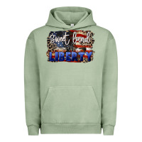 Pigment Oil Green Sweet land of liberty 4th of july Urban Hoodie - CowGirlArtShop