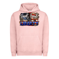 Pigment Salmon Sweet land of liberty 4th of july Urban Hoodie - CowGirlArtShop