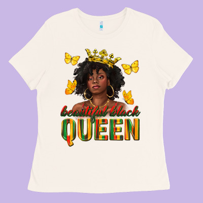 Ladies Tee beautiful black queen