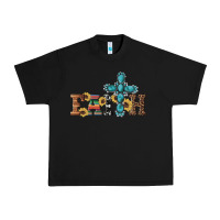 Black western gemstone cross faith Urban Heavy Tee - Artiststas