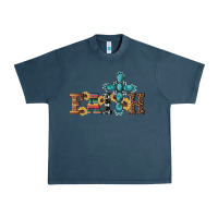 Midnight Navy western gemstone cross faith Urban Heavy Tee - Artiststas